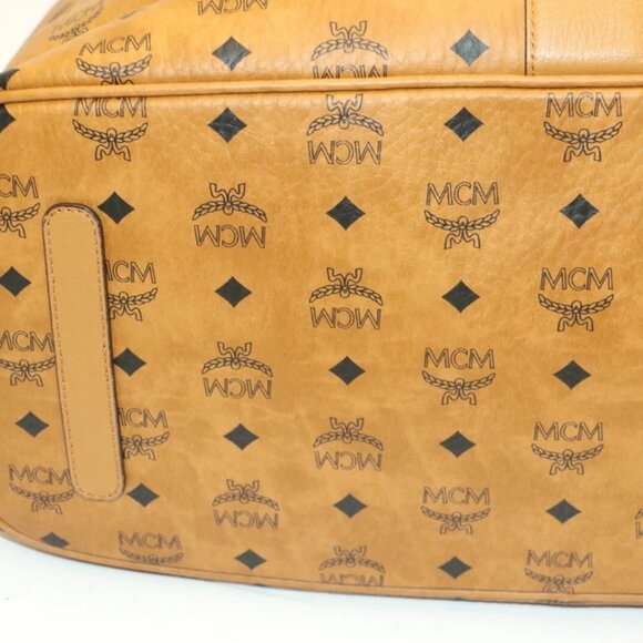 MCM Reversible Liz Shopper in Visetos - Cognac - Picture 14 of 16